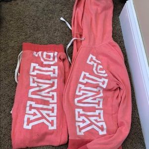 VS PINK jacket & sweatpants